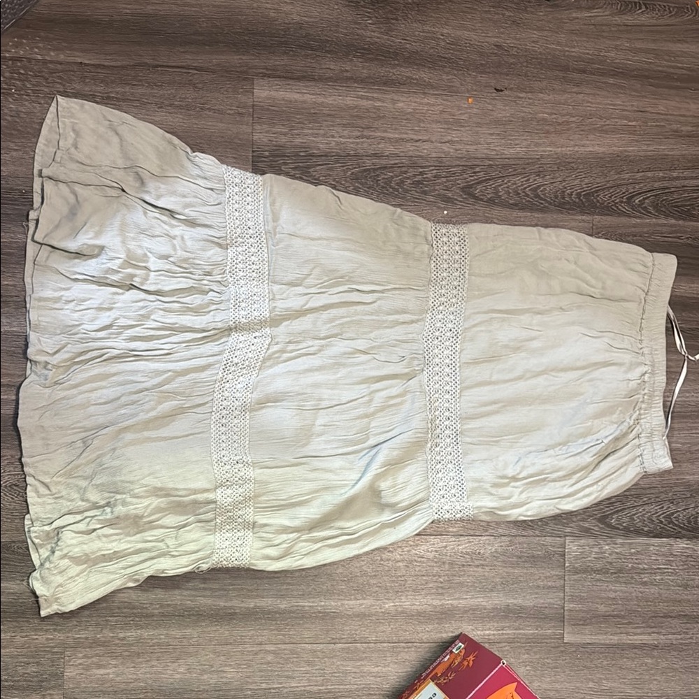 Elegant Flowy Light Sage Skirt (s)